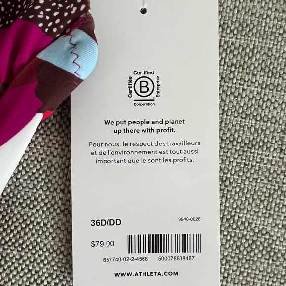 Floral Athleta Swim Suit Top - Picture 6 of 8